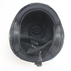 Open Face Motorcycle Helmet with Detachable Mask and Polycarbonate Goggles All Vera Mart