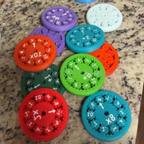 Fidget Spinner for Math Practice with Number Printing, Four Operations All Vera Mart