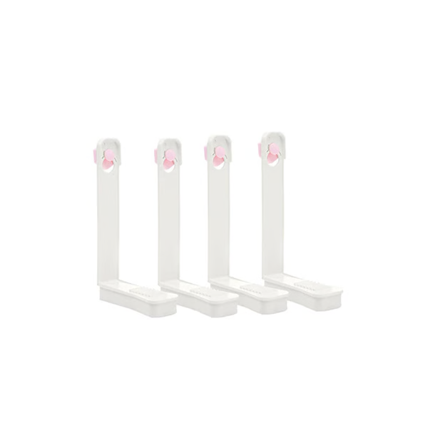 Bed Sheet Gripper Clips with L-Shaped Design and Circular Locking Pin All Vera Mart