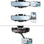 Rearview Mirror Car Phone Holder with 360 Degree Rotation and Extendable Arm All Vera Mart