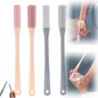 Toe Gap Cleaning Brush with Soft Rubber Bristles and Curved Head All Vera Mart