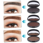 Eyebrow Stamp with Waterproof Powder and Blending Sponge, Two-Piece Set All Vera Mart