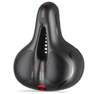 Shock Absorbing Bike Saddle with Elastic Foam Cushioning and Center Ventilation All Vera Mart