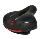 Shock Absorbing Bike Saddle with Elastic Foam Cushioning and Center Ventilation All Vera Mart