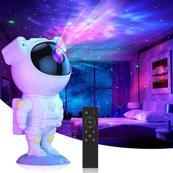 Galaxy Projector with Rotating Nebula Effects and Laser Stars, Remote Control All Vera Mart