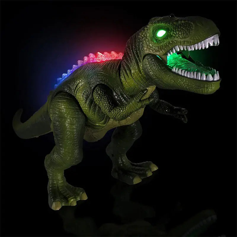 Remote Control Dinosaur Toy with Walking Roar Action and Multicolor LEDs, T-Rex 17 Inch All Vera Mart