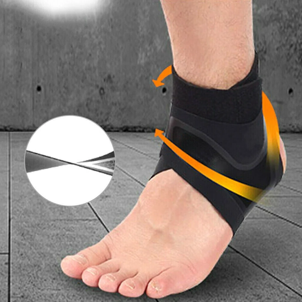 Ankle Support Sleeve with Adjustable Compression Straps and Neoprene All Vera Mart