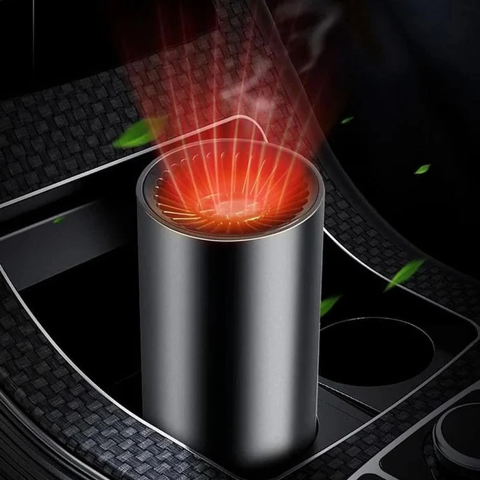 Car Heater Cup Holder with 150W Heating Power and Windshield Defrost, Dual Mounting All Vera Mart