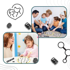 Magnetic Strategy Game with Adjustable Rope Boundary and Portable Storage Bag, Ages 6+ All Vera Mart
