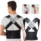 Shoulder and Neck Support Brace with Adjustable Straps for Posture Correction All Vera Mart