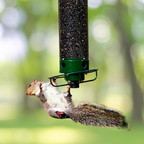 Weight-Activated Bird Feeder with Rotating Perch and Four Feeding Ports All Vera Mart
