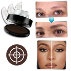 Eyebrow Stamp with Waterproof Powder and Blending Sponge, Two-Piece Set All Vera Mart