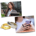 Self Defense Ring with Pointed Strike Edge and Alloy Construction All Vera Mart