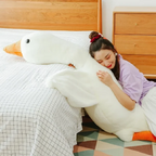 Giant Goose Body Pillow with Plush Fabric and PP Cotton Filling, 35.4 Inches All Vera Mart