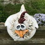 Resin Chicken Garden Statue with Hand Painted Details and Weather Resistant Design All Vera Mart