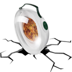 Microwave Splatter Guard with Steam Vent and Clear Dome for 10.3in Plates All Vera Mart