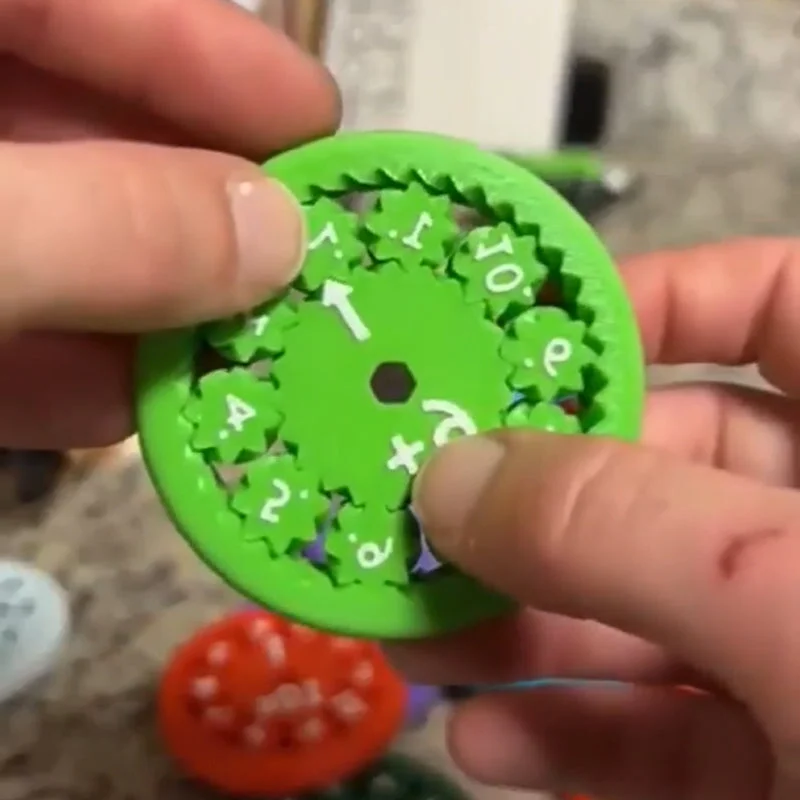 Fidget Spinner for Math Practice with Number Printing, Four Operations All Vera Mart