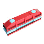 Double-Sided Magnetic Window Cleaner with Safety Cord and Replaceable Microfiber Pads All Vera Mart