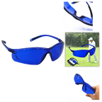 Ball-Finder Glasses with Blue Tint and UV400 Protection, Lightweight Universal Fit All Vera Mart
