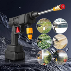 Rechargeable Water Spray Gun with 22 Bar Pressure and Dual Nozzles for Cars All Vera Mart