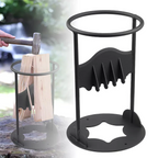 Cast Iron Wood Splitter with Fixed Wedge and Safety Ring All Vera Mart