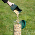 Weight-Activated Bird Feeder with Rotating Perch and Four Feeding Ports All Vera Mart