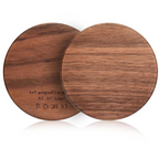 Qi Wireless Charging Pad with Bamboo Base and Fast Charging Support All Vera Mart