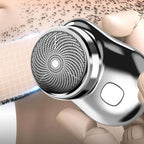 Mini Electric Shaver with 6-Blade Foil and USB Fast Charge for Travel, Waterproof Aluminum All Vera Mart