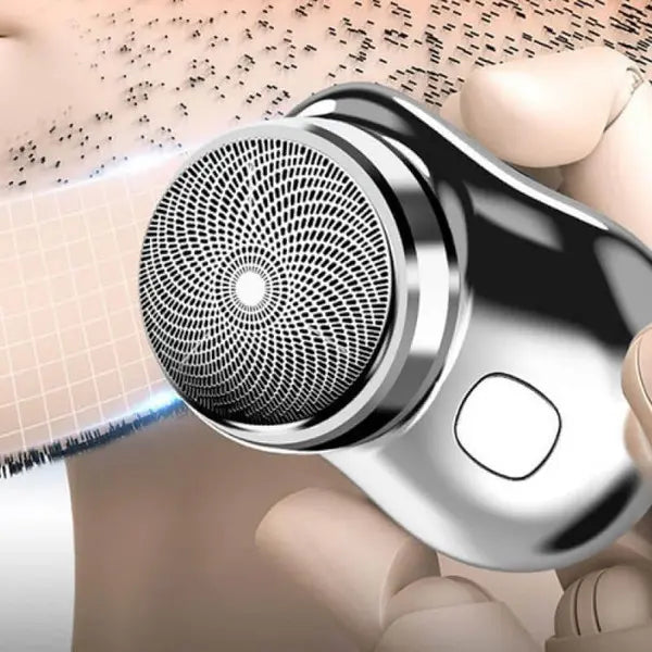 Mini Electric Shaver with 6-Blade Foil and USB Fast Charge for Travel, Waterproof Aluminum All Vera Mart