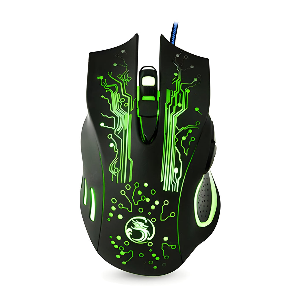 Wired Gaming Mouse with 3200 DPI Sensor and Six Programmable Buttons All Vera Mart