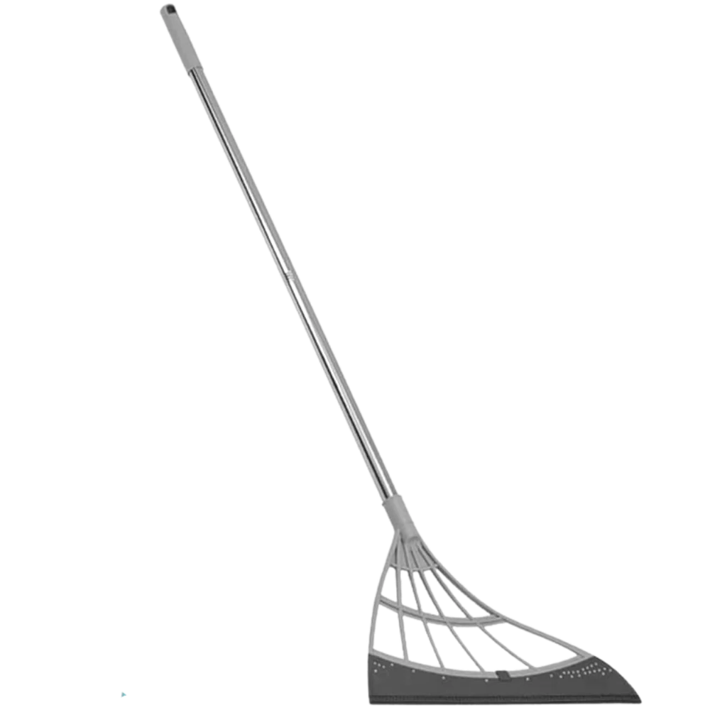 Extendable Floor and Window Sweeper with 53.1 Inch Reach and Rubber Head All Vera Mart