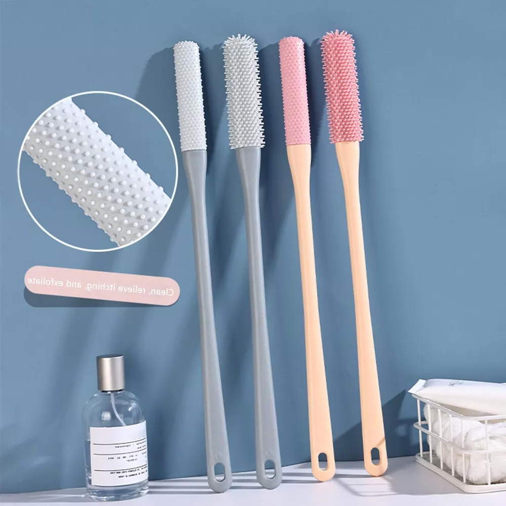 Toe Gap Cleaning Brush with Soft Rubber Bristles and Curved Head All Vera Mart