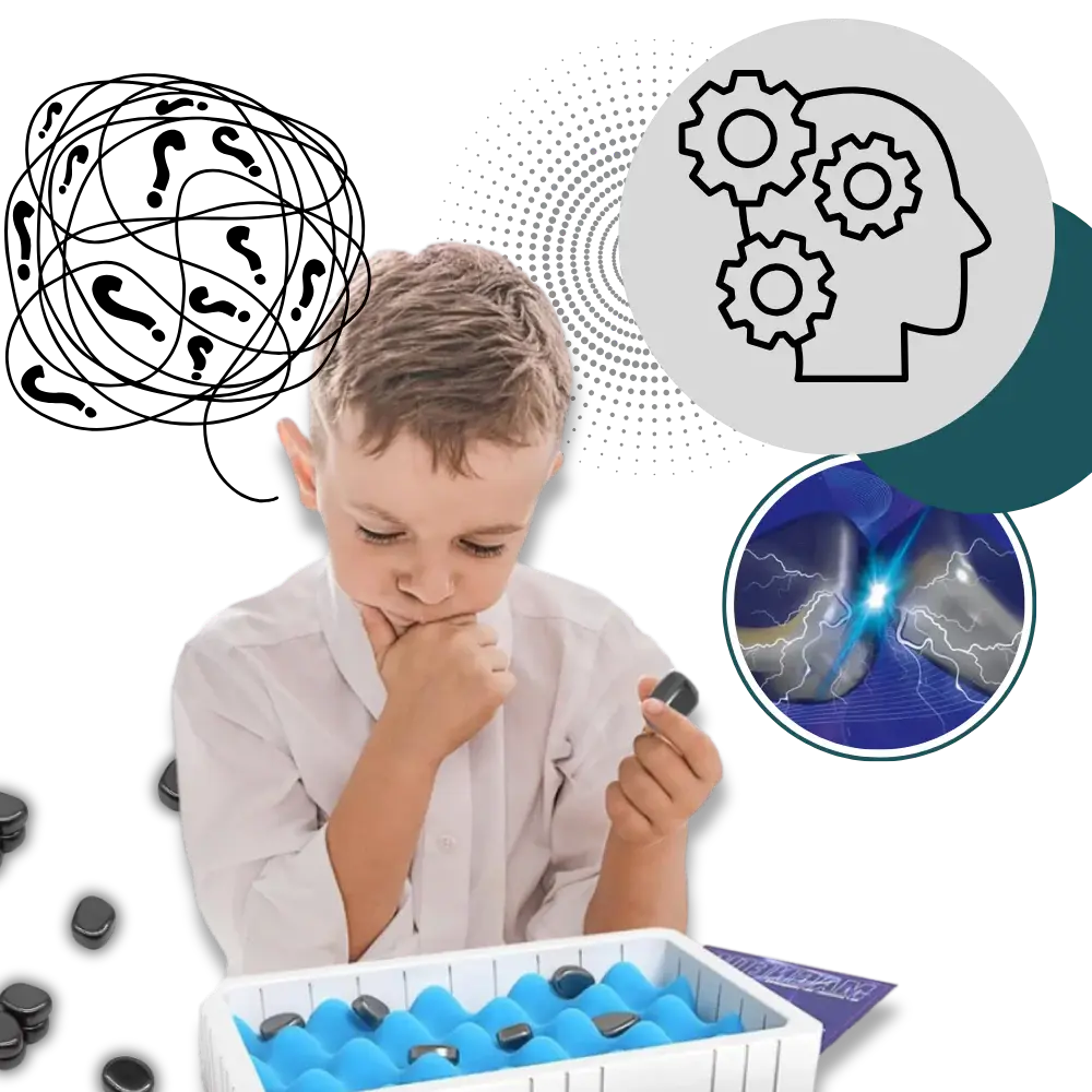 Magnetic Strategy Game with Adjustable Rope Boundary and Portable Storage Bag, Ages 6+ All Vera Mart