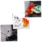 Animated Dog Charging Cable with 3 Connectors and Fast Power Delivery All Vera Mart