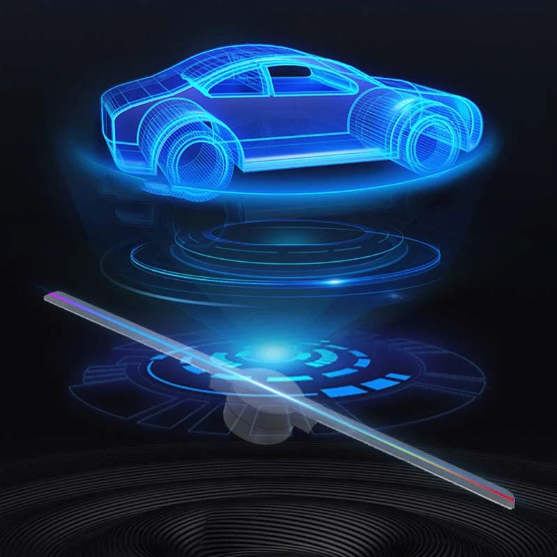 Floating 3D Hologram Projector with LED Fan and Adjustable Brightness All Vera Mart