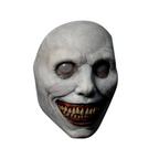 Full Head Latex Mask with Oversized Grinning Face and White Eyes for Halloween All Vera Mart