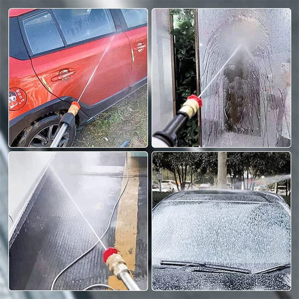 Rechargeable Water Spray Gun with 22 Bar Pressure and Dual Nozzles for Cars All Vera Mart