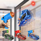 Wall Climbing RC Car with Laser Guided Remote and LED Lights, USB Rechargeable All Vera Mart