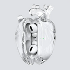 Heart Graphic Silicone Earbud Case with Shock Absorbing Protection and Dust Seal All Vera Mart