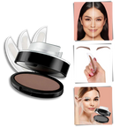 Eyebrow Stamp with Waterproof Powder and Blending Sponge, Two-Piece Set All Vera Mart