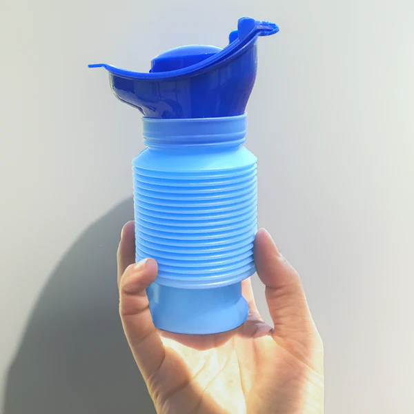 Portable Urinal Kit with Dual Adapters and Flexible Hose for Travel All Vera Mart