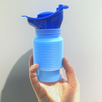 Portable Urinal Kit with Dual Adapters and Flexible Hose for Travel All Vera Mart