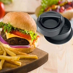 Manual Burger Patty Maker with Circular Mold and Adjustable Thickness All Vera Mart