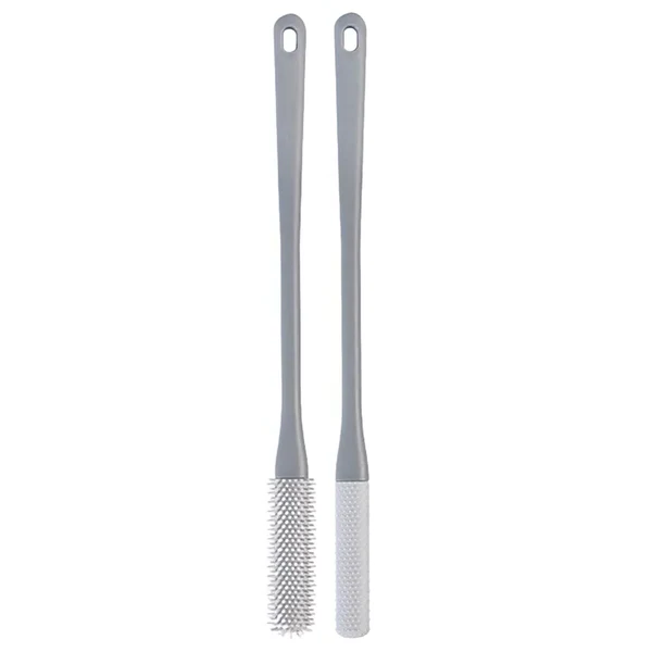 Toe Gap Cleaning Brush with Soft Rubber Bristles and Curved Head All Vera Mart