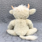 Highland Cattle Plush with Realistic Moo Sound and Movable Joints, 9.84 Inches All Vera Mart