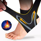 Ankle Support Sleeve with Adjustable Compression Straps and Neoprene All Vera Mart