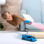 Wall Climbing RC Car with Laser Guided Remote and LED Lights, USB Rechargeable All Vera Mart