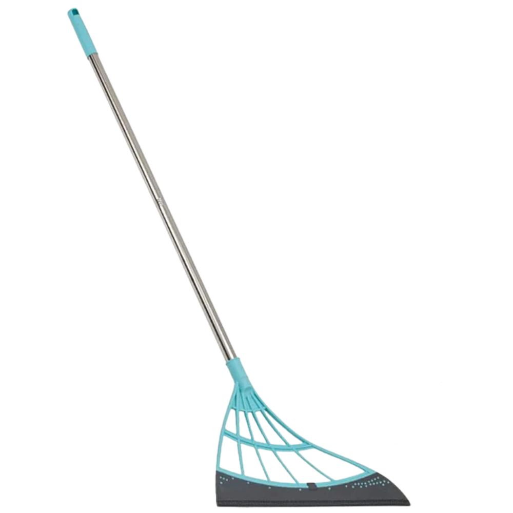 Extendable Floor and Window Sweeper with 53.1 Inch Reach and Rubber Head All Vera Mart