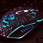 Wired Gaming Mouse with 3200 DPI Sensor and Six Programmable Buttons All Vera Mart