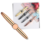 Ballpoint Pen with Spinning Gyroscope and LED Light, Metal Body All Vera Mart